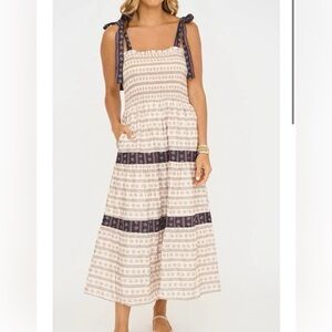 NWT Smocked Floral Dress